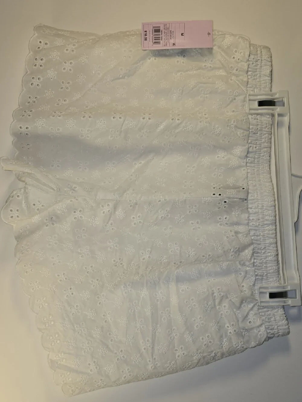 Women's Wild Fable White Eyelet Shorts